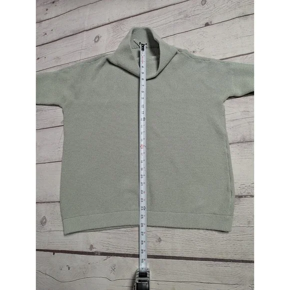 FREE PEOPLE Ottoman Slouchy Tunic in Oxide (muted mint green color) S EUC 950 - Picture 5 of 9